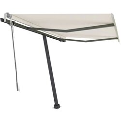 Maison Chic Prostostoječa ročno zložljiva tenda - Senčniki 350x250 cm krem, (22038348) Cene