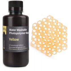 Elegoo water washable resin 1kg yellow Cene