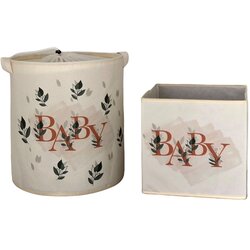 Mioli Decor Set od 2 korpe za odlaganje, krem ​​boje Cijene