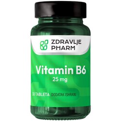 Zdravlje Pharm vitamin B6 25mg 30 tableta Cene