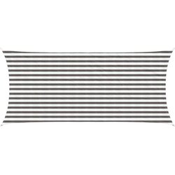 Senčna platna Svetlo siva in bela. 2 x 4,5 m HDPE, (5000241180) Cene