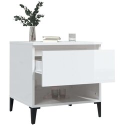 vidaXL bočni stolići 2 kom sjajni bijeli 50x46x50 cm konstruirano drvo Cijene