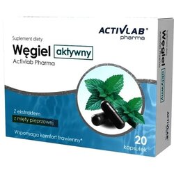 ACTIVLAB Aktivno oglje Pharma (20 kapsul) Cene