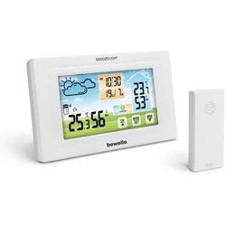 Bewello BW2070 Digitalna Meteorološka Stanica – Bežični Termometar, Higrometar & Sat s Alarmom Cene