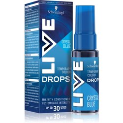 Schwarzkopf LIVE Drops sjenilo u boji - perivo nijansa Crystal Blue 30 ml Cijene