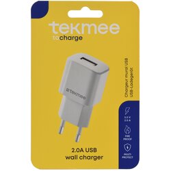 TEKMEE punjač zidni 2.0A, 1 usb port - bijeli Cene
