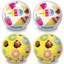 Mondo Toys Gumijasta žoga s sladolednim ali krofnim vzorcem 14cm - Cene
