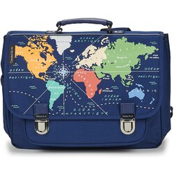 CARAMEL & CIE Šolska torba CARTABLE 38 CM MAPPEMONDE Cene