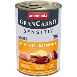 animonda GranCarno Adult Sensitive 24 x 400 g - Puran in krompir Cene