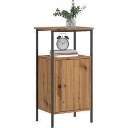 vidaXL Noćni ormarić Artisan hrast 41x31x80 cm izrađeno drvo Cijene
