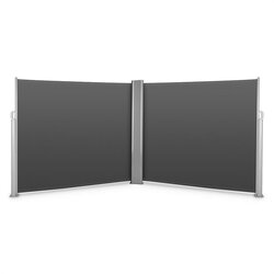 Blumfeldt Bari Doppio 616, antracit, dvokrilna bočna zaščita, 6 x 1.6 m, aluminij Cene
