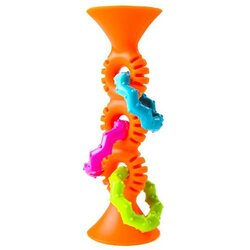 Fat Brain Toys grizalo z ropotuljami - oranžna Cene