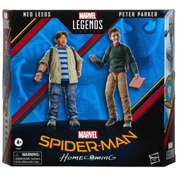 Spiderman Marvel Legends Series Spider-Man 60th Anniversary Peter Parker and Ned Leeds MCU 2-paket 15 cm akcijskih figur, 7 dodatkov, večbarvno, F3457, (20837543) Cene