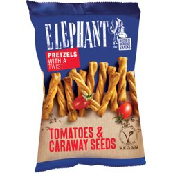 ELEPHANT štapići twists paradajz i kim 160G Cene