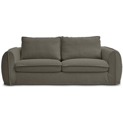 Bobochic Paris Zelena sedežna garnitura za spanje/raztegljiva 236 cm Archimede – Cene