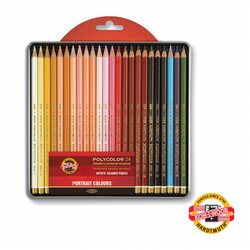Kooh-i-Noor drvene bojice/ umetničke/ portrait polycolor/ set 1/24 3824 Cene