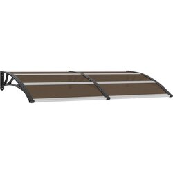 vidaXL Nadstrešnica za vrata crna 200 x 100 cm PC Cijene