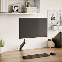 vidaXL Enotna nosilec za monitor za do 27'' zaslon plinska vzmet 10 kg Cene