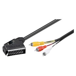 Zed Electronic Scart – RCA (činč) kabl sa prekidačem, 1.5 met – VCSC/1,5 Cene