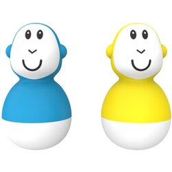 Matchstick monkey Endless Bathtime Fun Wobblers igračka za vodu Blue & Yellow 2 kom Cijene