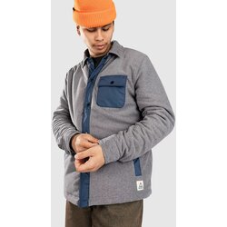 Passenger Firelight Sherpa Lined Overshirt Jakna grey marl Cene