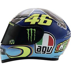 Vr46 Valentino Rossi San Marino 2009 AGV Mini čelada 1:5 Cene