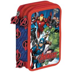 Avengers Plumier Los Vengadores Marvel triple Cene