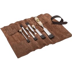 Kirschen Stechbeitelsatz 6-tlg. Ledertasche 6-10-12-16-20-26 Cene