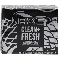 Axe Sapun toaletni parfemski muški Clean Fresh 4x200g Cene