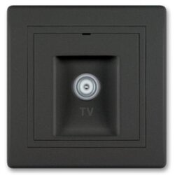 Aling Conel priključnica antenska TV - završna individualna crna soft Cene