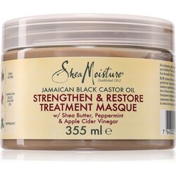 Shea Moisture Jamaican Black Castor Oil Strengthen & Restore maska za okrepitev las za lase 355 ml Cene