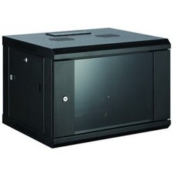 Safewell rack orman sma 19" 6U, 600X450, zidni, vrata sa kaljenim staklom Cene