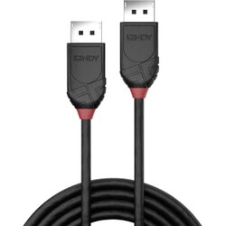 Lindy DisplayPort priključni kabel DisplayPort utikač, DisplayPort utikač 0.50 m crna 36490 DisplayPort kabel Cene