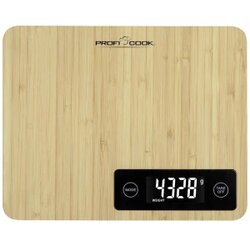 Proficook PC-KW 1271 Bambus kuhinjska vaga Opseg mjerenja (kg)=5 kg bambus boja Cene