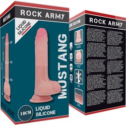 ROCK ARMY dildo rockarmy liquid silicone mustang (18 cm) Cene