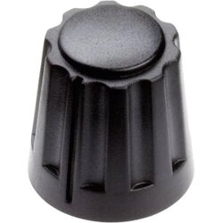 Mentor 4331.4000 okretni gumb crna (Ø x V) 14.5 mm x 14 mm 1 St. Cene