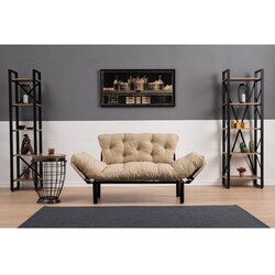 ATELIER Nitta dvosjed na razvlačenje 155x85x70cm krem ​​boje Cene