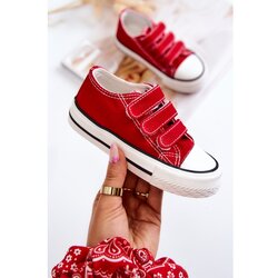 Kesi Children's Sneakers With Velcro Red Bernie Cene