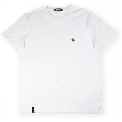 Organic Monkey Majice s kratkimi rokavi Super T-Shirt - White Bela Cene