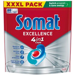 Somat Excellence 4in1 tablete za mašinsko pranje posuđa 88 kom Cene