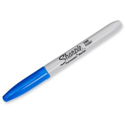Sharpie permanentni marker fine plavi Cene