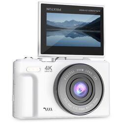 PRIXTON Digitalni Fotoaparat WiFi 4K 64MP Xplorer DV900 Bel, (5000115810) Cene
