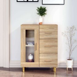  Komoda boja hrasta sonome 69 5x34x90 cm od konstruiranog drva Cijene