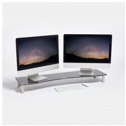 Vonhaus stakleni stalak za monitor XL crni Cijene