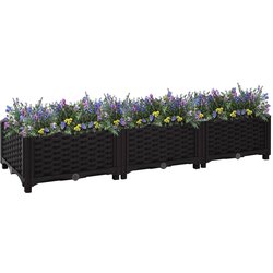 vidaXL povišena gredica 120 x 40 x 23 cm od polipropilena Cijene