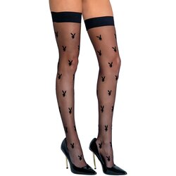 Playboy Lingerie - Bunny Noir Stockings Cene