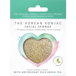 The Konjac Sponge Company premium spužva za lice sa zelenim čajem - Srce Cijene