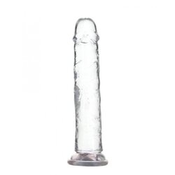 Addiction prozirni dildo bez testisa, 20 cm Cene