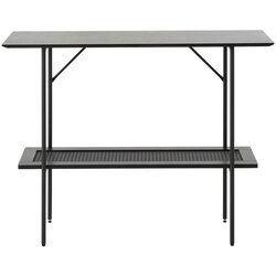 Unique Furniture Črna stranska mizica 37x100 cm Pensacola – Cene