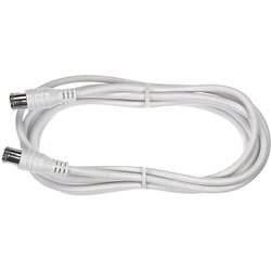 AXING SAT priključni kabel [1x F-Quickstecker - 1x F-Quickstecker] 1.50 m 85 dB bel, (20431661) Cene